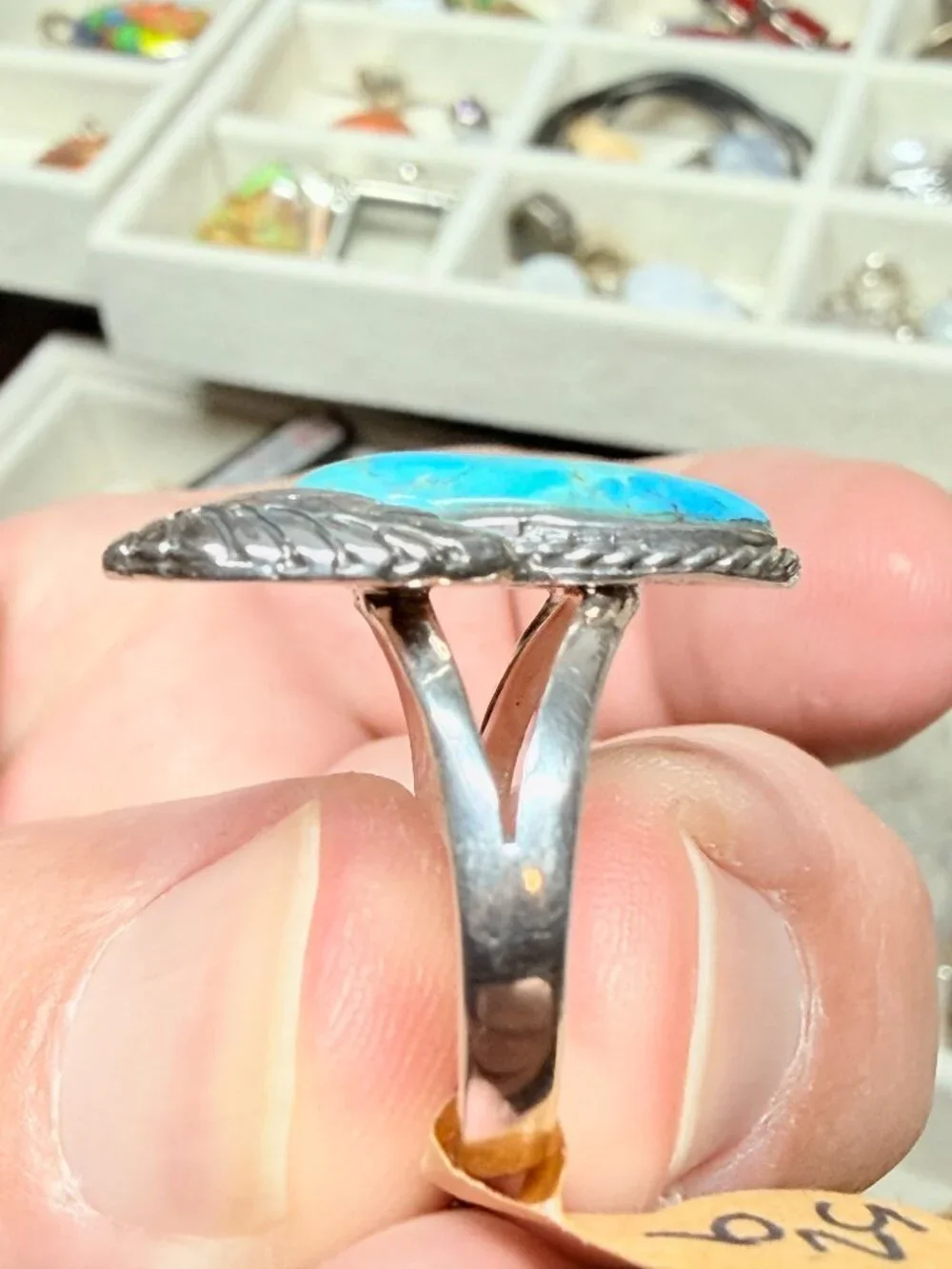 Turquoise Ring Sterling Silver